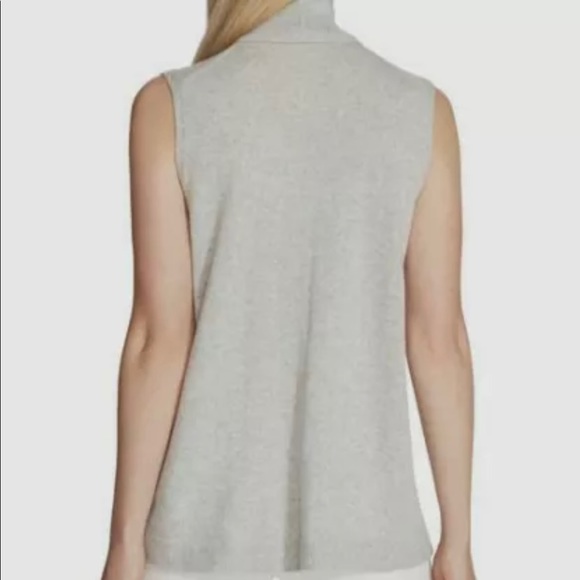 NWT! Lafayette 148 New York
Cashmere-Blend Double Knit Sleeveless Sweater - Picture 3 of 10